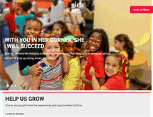 Tablet Screenshot of girlsincdallas.org